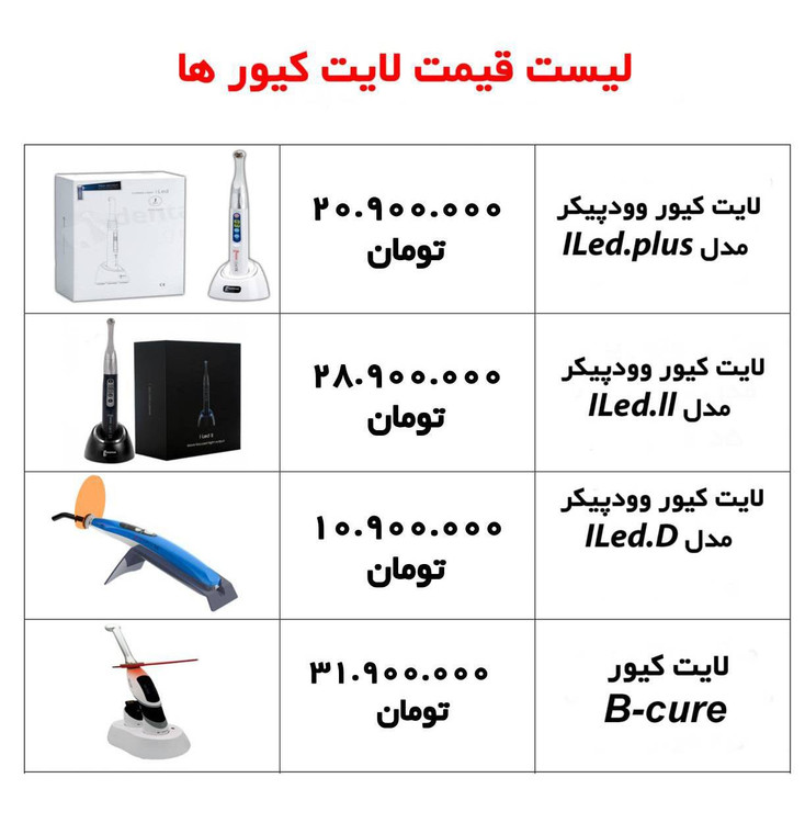 لایتکیور وودپیکر مدل b cure
